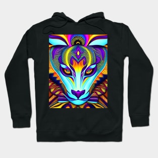 Kosmic Kitty (22) - Trippy Psychedelic Cat Hoodie